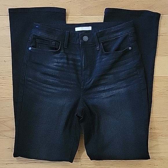 LC Lauren Conrad Slim Bootcut Denim Black Jeans Womens Size 10x29 - Picture 2 of 11